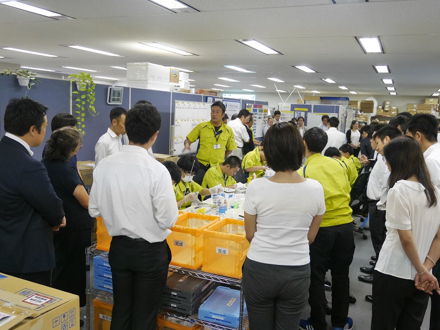 リベラル社内見学　作業場