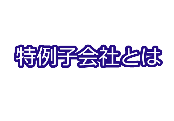 特例子会社とは