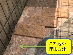 固まる砂